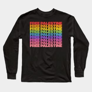 Free Palestine /\/ Support Palestine Long Sleeve T-Shirt